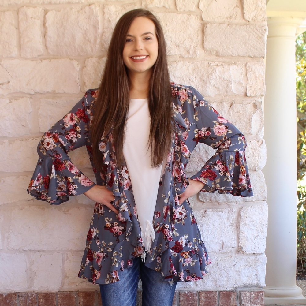Flowers Forever Kimono